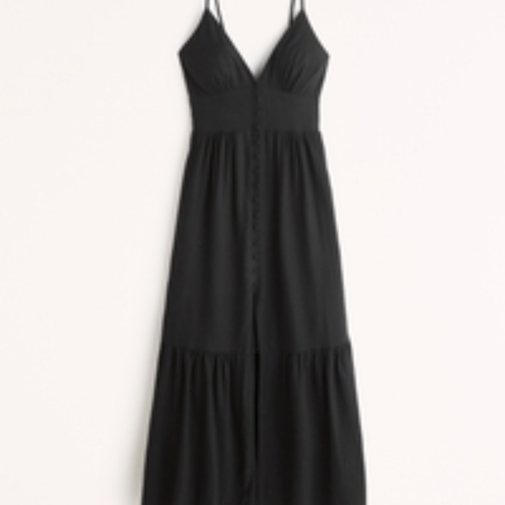 Abercrombie Button Through Maxi Dress